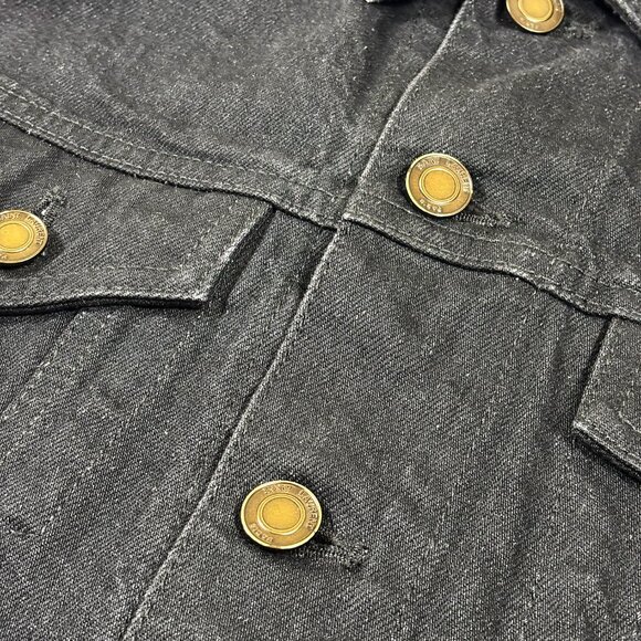 Saint Laurent Classic Denim Jacket Black Size M - Picture 5 of 9